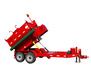 Термос-бункер рециклер на прицепе на 6 тонн  для асфальта