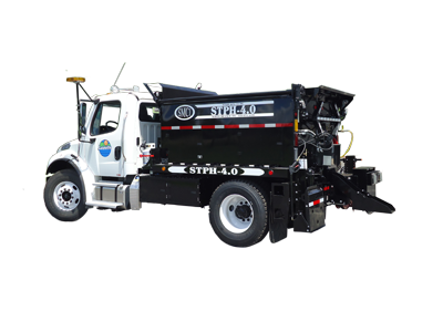 Термос-бункер для асфальта на автомобиле STPH 7 - 9 тонн