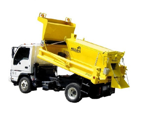 Термос-бункер для перевозки асфальта на грузовике 4Ton Slip-In 