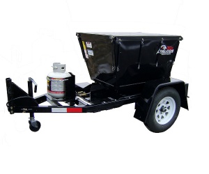 Термос-бункер  для асфальта вместимостью 1 тонна 