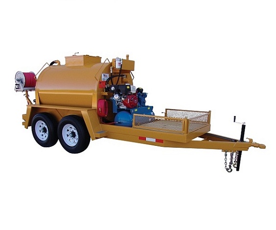 Прицепное устройство для смешивания и нанесения холодных защитно-текстурных покрытий SR-550 Trailer
