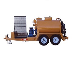 Прицепная установка для приготовления и нанесения защитно-текстурных покрытий SR- 700 XP Трейлер