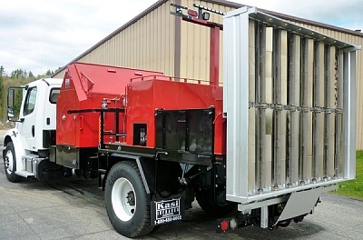 Автономная комплексная система инфракрасного нагрева и регенерации на базе грузового автомобиля KASI Patriot