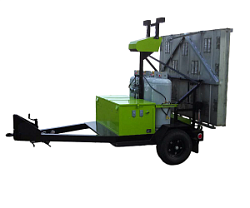 Установка инфракрасного нагрева на прицепе Tech 48