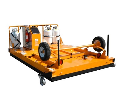 Установка - прицеп для инфракрасной регенерации и нагрева асфальта KM4-48