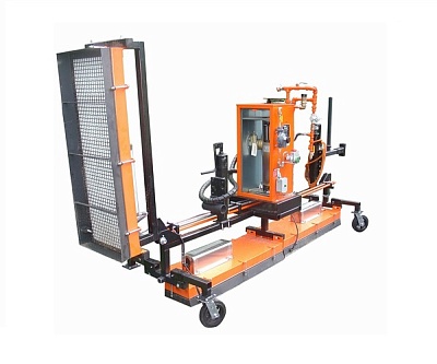 Передвижная инфракрасная установка для обогрева продольных швов на асфальте JMH300PA