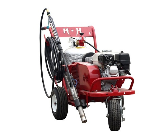 Тепловое копье для очистки трещин и швов на асфальте Crack Jet II