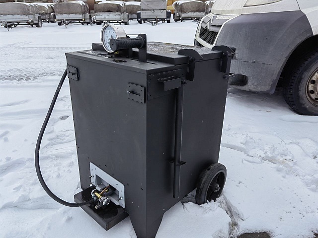 Газовый плавильный передвижной котел SM-24M 