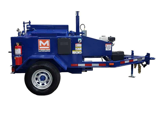 Плавильно-заливочные котлы на прицепе UCMK145T, UCMK245T и UCMK400T  