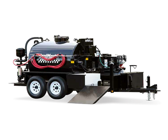 Установка на прицепе для нанесения асфальтовых покрытий с минеральными наполнителями TR 750
