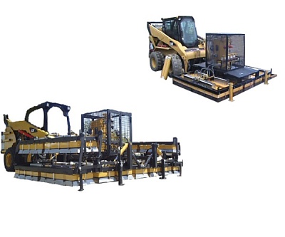 Навесная установка инфракрасного нагрева асфальта модульного типа P750SSA