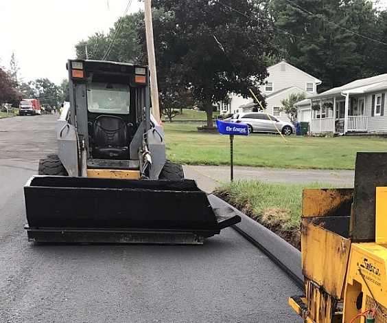 Ковш боковой выгрузки для асфальта 