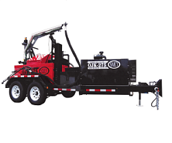 Прицепной плавильный котел-заливщик швов OJK - 275