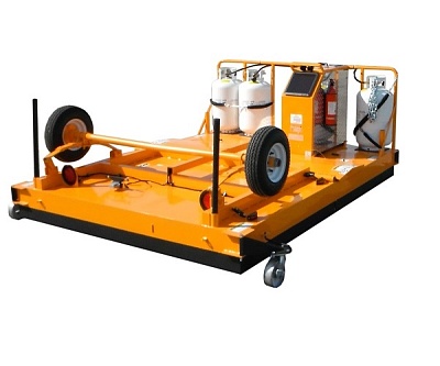 Установка прицеп для инфракрасной регенерации и нагрева асфальта KM4-40