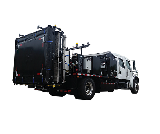 Автономный комплекс для инфракрасного ямочного ремонта на базе грузового автомобиля P1050-2TMV