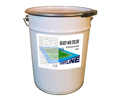 Цветное полимерно-акриловое покрытие для спортивных площадок SPORTLINE READY-MIX COLOR