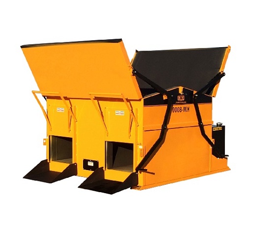 Термос - бункер для регенерации, доставки, хранения асфальта КМ 8000S