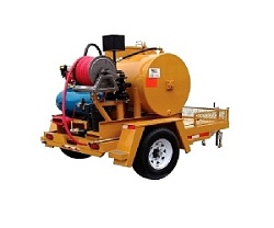 Спрей установки на прицепе