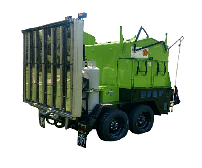 Автомомный ИК комплекс ямочного ремонта на прицепе 4 Combo