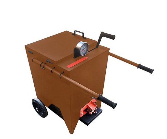 Газовый плавильный передвижной котел SM-24M 