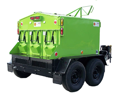 Термос-бункер рециклер на прицепе RC 8000 - 4 тонны