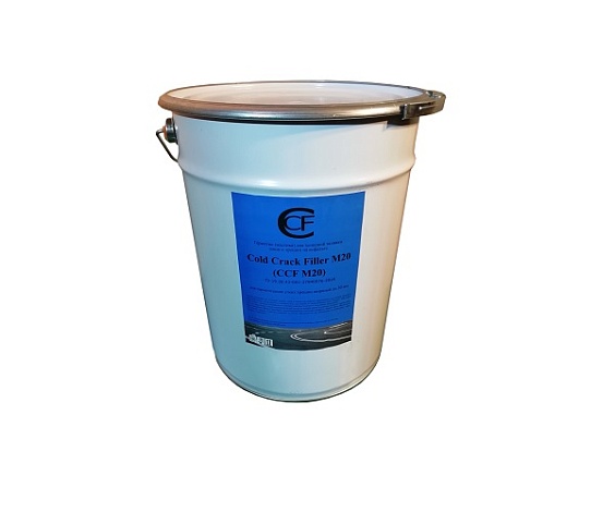 Дорожный герметик (мастика) для холодной заливки швов и трещин на асфальте Cold Crack Filler M20