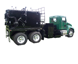 Термос-бункер для горячего асфальта на базе грузовика RC8-T - 8 тонн для горячего асфальта