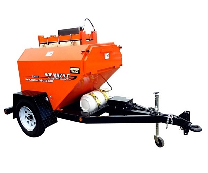 Установка для нагрева  асфальта на базе прицепа MR-75T