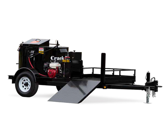 Котел заливщик на прицепе CRACK PRO SM-125 DIRECT FIRE MELTER