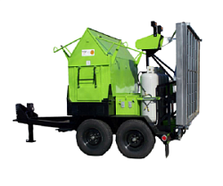 Автономная комплекс для инфракрасного ямочного ремонта дорог на базе прицепа  Mini-Combo