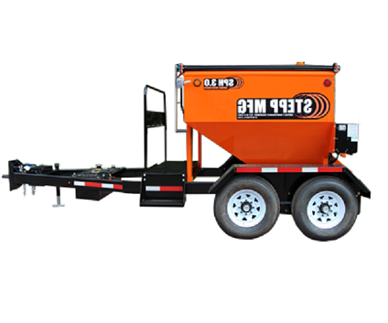 Бункер-прицеп  на прицепе на  4 тонны для хранения, разогрева, перевозки и регенерации асфальта SPH -3.0