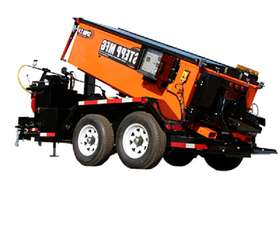 Термос-бункер самосвал  на прицепе на 3 тонны SPHD 2.0  для горячего асфальта