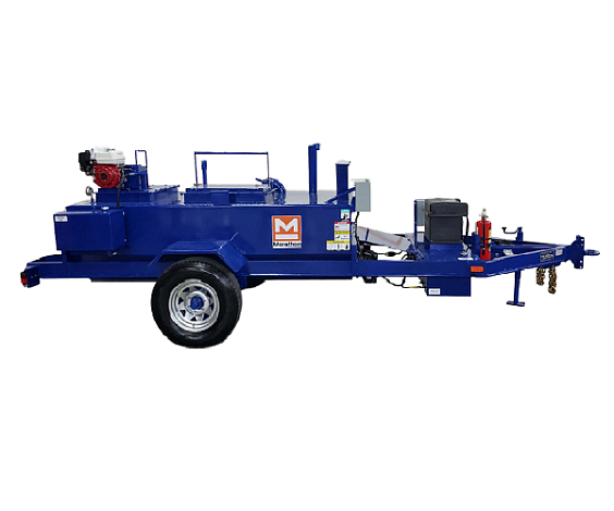 Гудронаторы на прицепе для транспортировки, подогрева и нанесения вяжущих материалов и асфальтовых эмульсий серии KEB115T,KEB170T и KEB500T