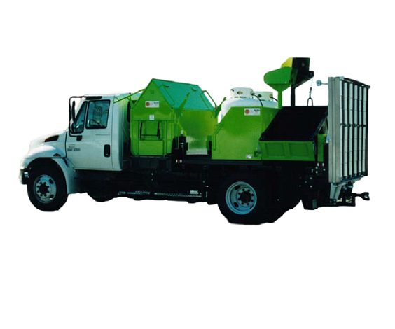 Автономный комплекс для инфракрасного ямочного ремонта на базе грузового автомобиля  2 Ton TMV