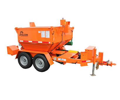 Термос-бункер на прицепе  для горячего асфальта - Dump Box на 3 тонны