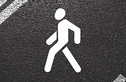 Форма из термопластика для дорожной разметки "Пешеходная дорожка" 700х1200 мм