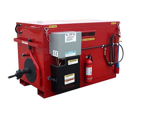 Котел для нагрева герметиков и мастик на раме KM 55 Sealcoat Melting Kettle