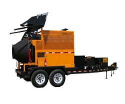 Установка для вторичной переработки асфальта на базе прицепа - Рециклер  КМ T2
