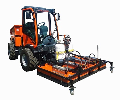 Навесная установка инфракрасного нагрева асфальта P400UT