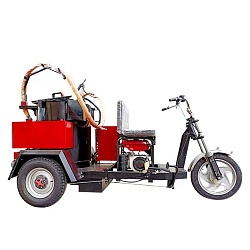 Плавильный котел заливщик на трехколесном шасси LS-100ZJ