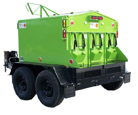 Бункер прицеп для нагрева, регенерации, хранения асфальта  RC 8000D - 4 тонны