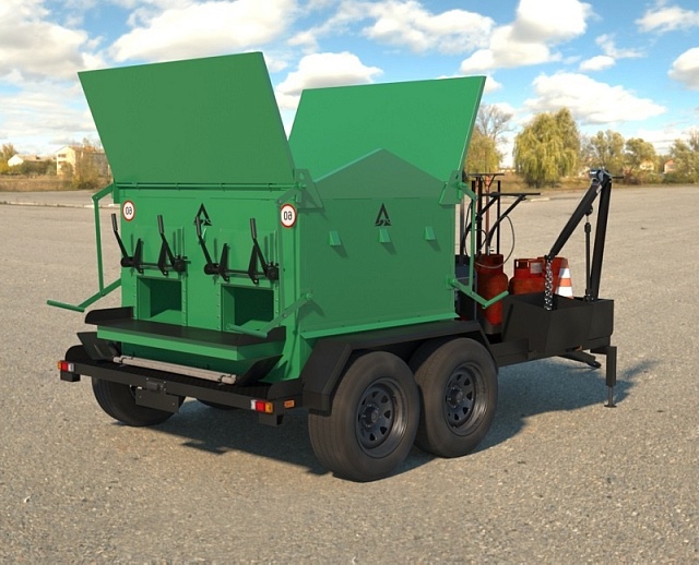 Термос-бункер 2BTR для горячего асфальта