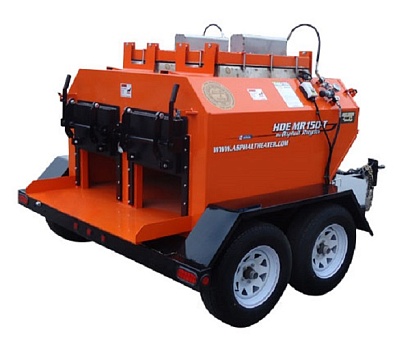 Термос-бункер рециклер на прицепе MR-150T