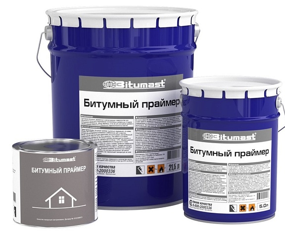 Битумный праймер BITUMAST 21,5л / 18кг