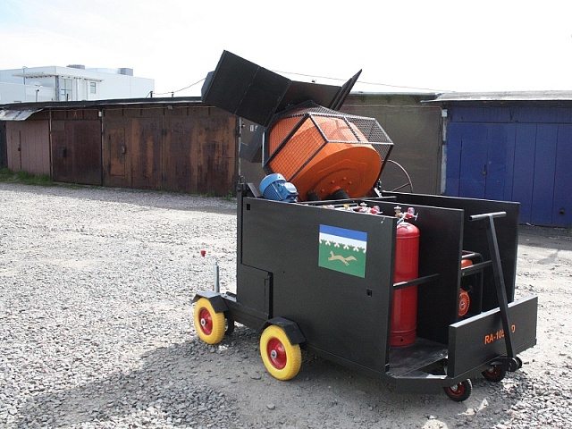 Кохер (котел) для литого асфальта (литых мастик) MM-300