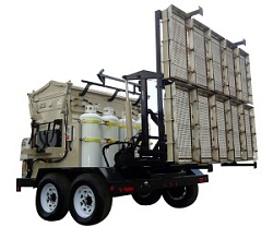 Автономный комплекс для инфракрасного ямочного ремонта на прицепе HDE 750-2TMT