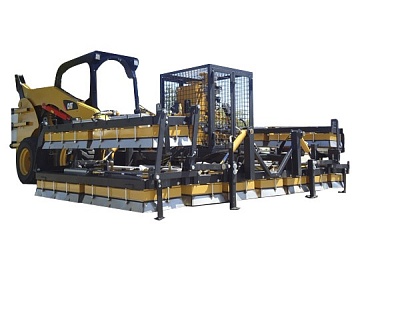 Навесная установка инфракрасного нагрева асфальта модульного типа P1350SSA