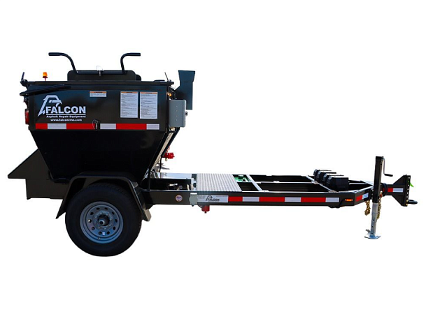 Прицеп с бункером  Asphalt Hot Box Falcon, 2 тонны, с дизельным подогревом