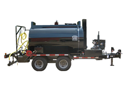Прицепной гудронатор с подогревом для асфальтовых эмульсий STRD 150 - D